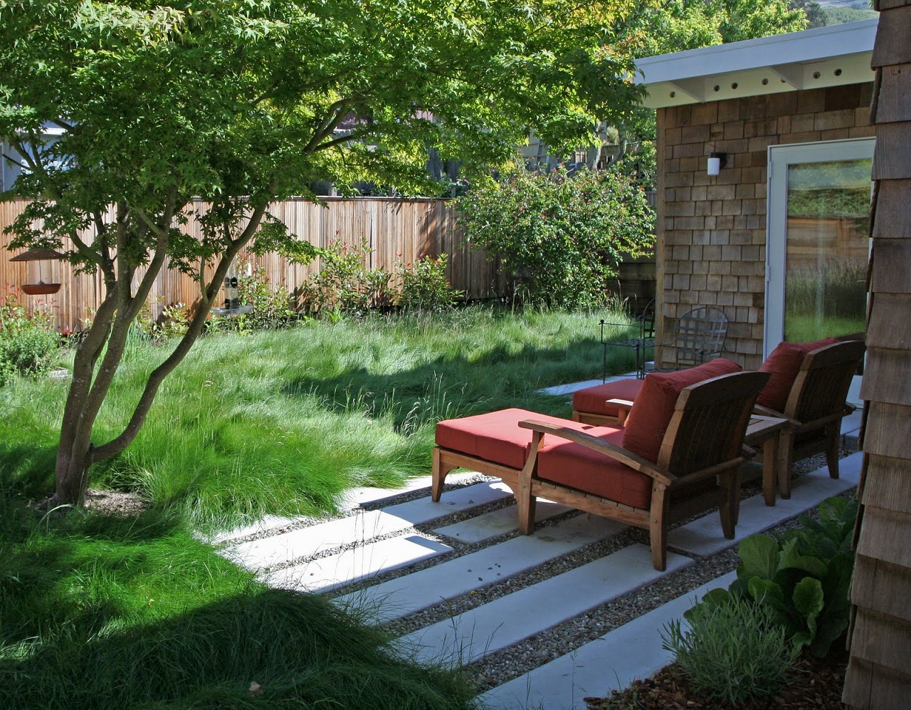 sustainable no-mow lawn with fescue