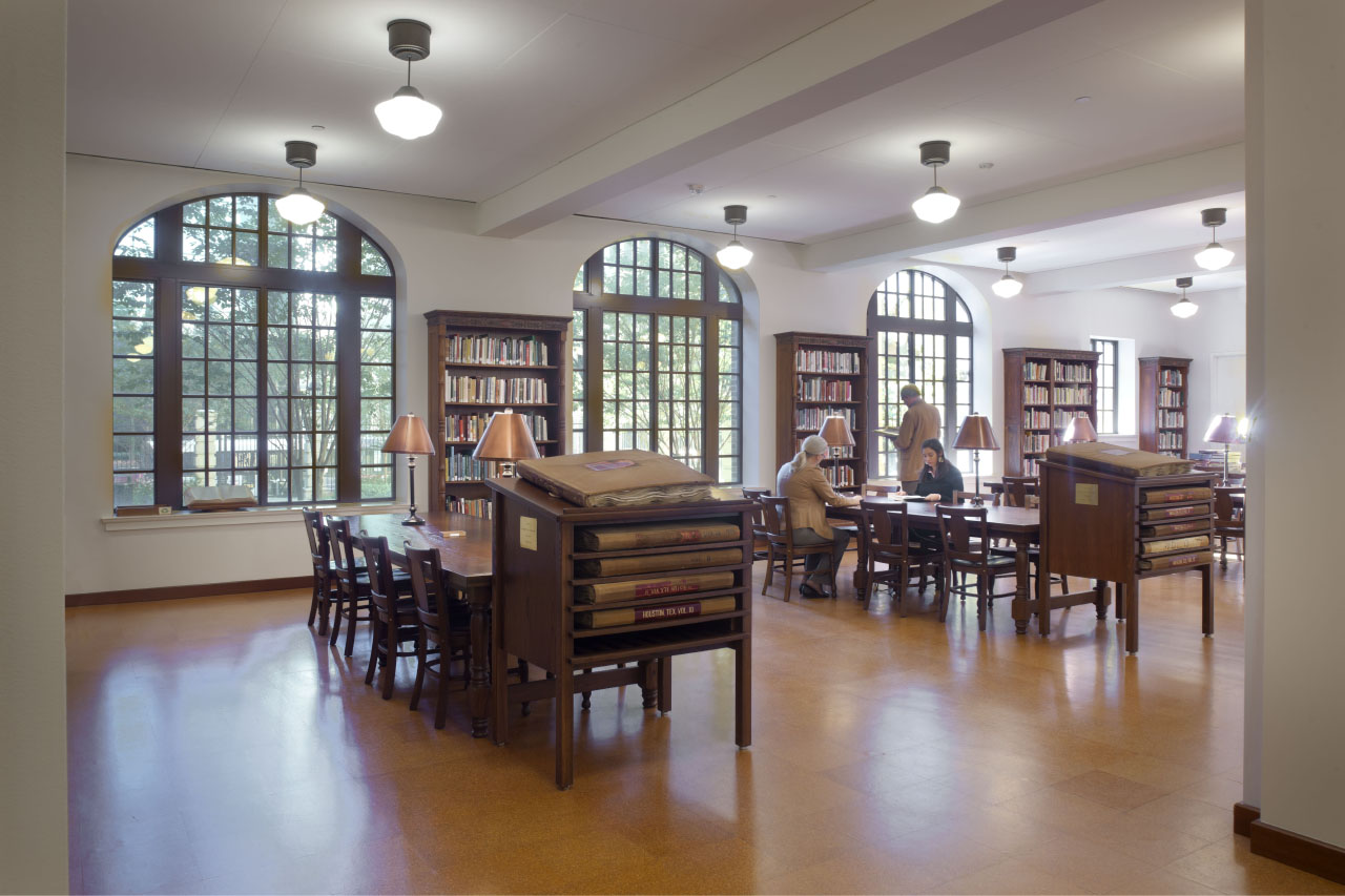 The Julia Ideson building Archival Reading Room
