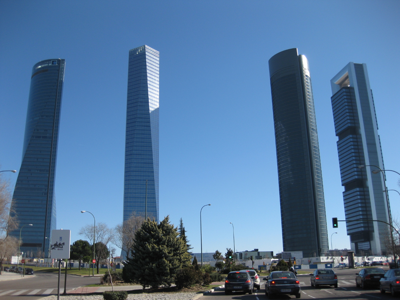 Madrid’s Cuatro Torres (Four Towers) Business Area