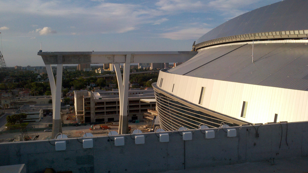 Florida Marlins Stadium roof by Populous