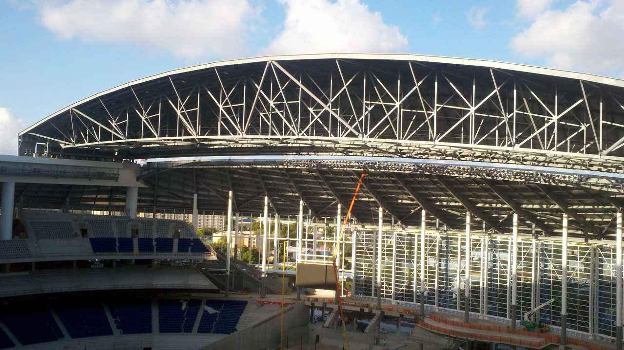 Florida Marlins Stadium construction by Populous