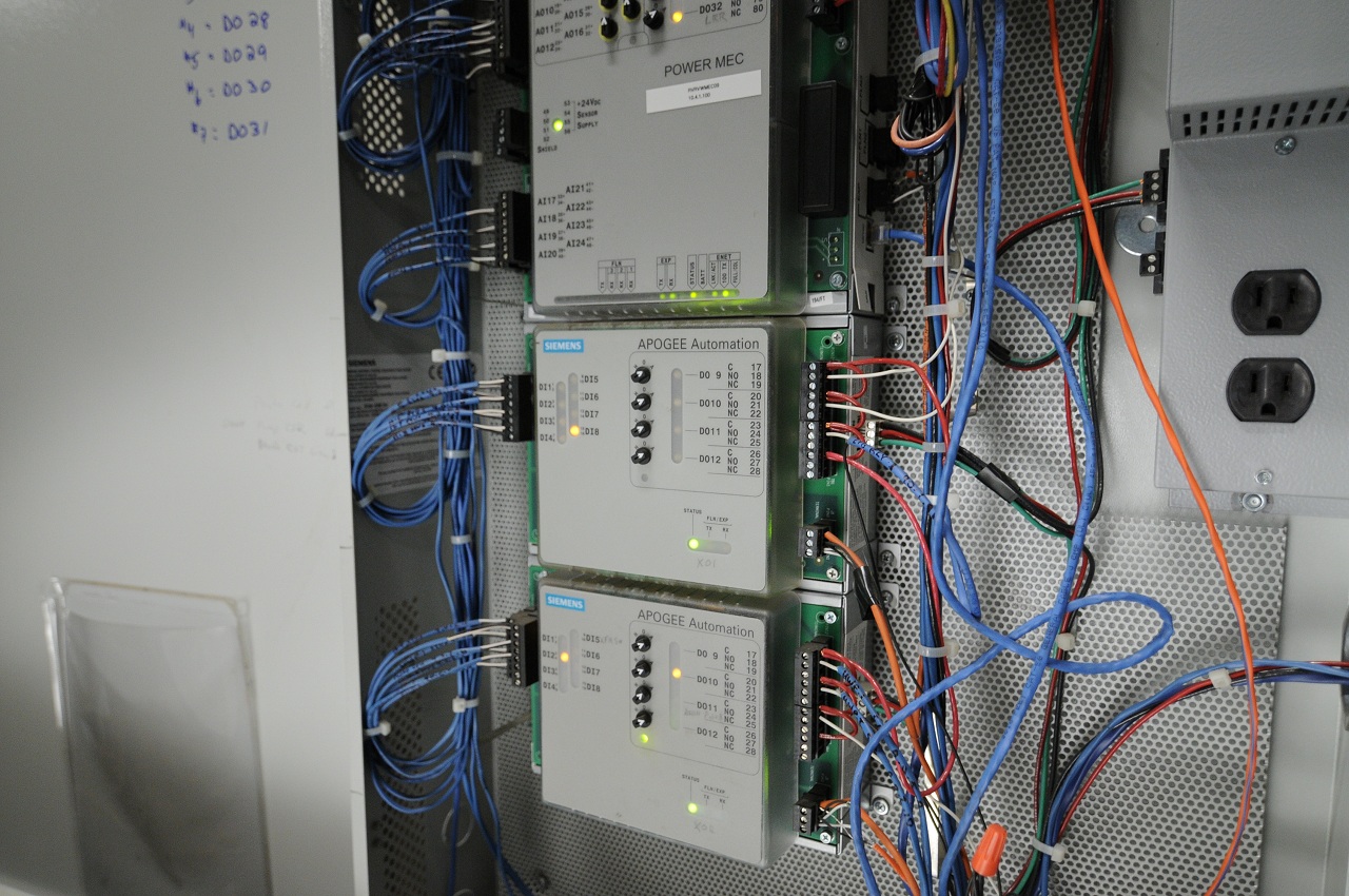 Building Automation System BAS operational electronics
