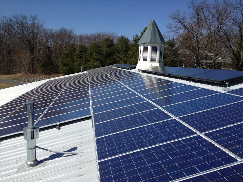 Rooftop solar array